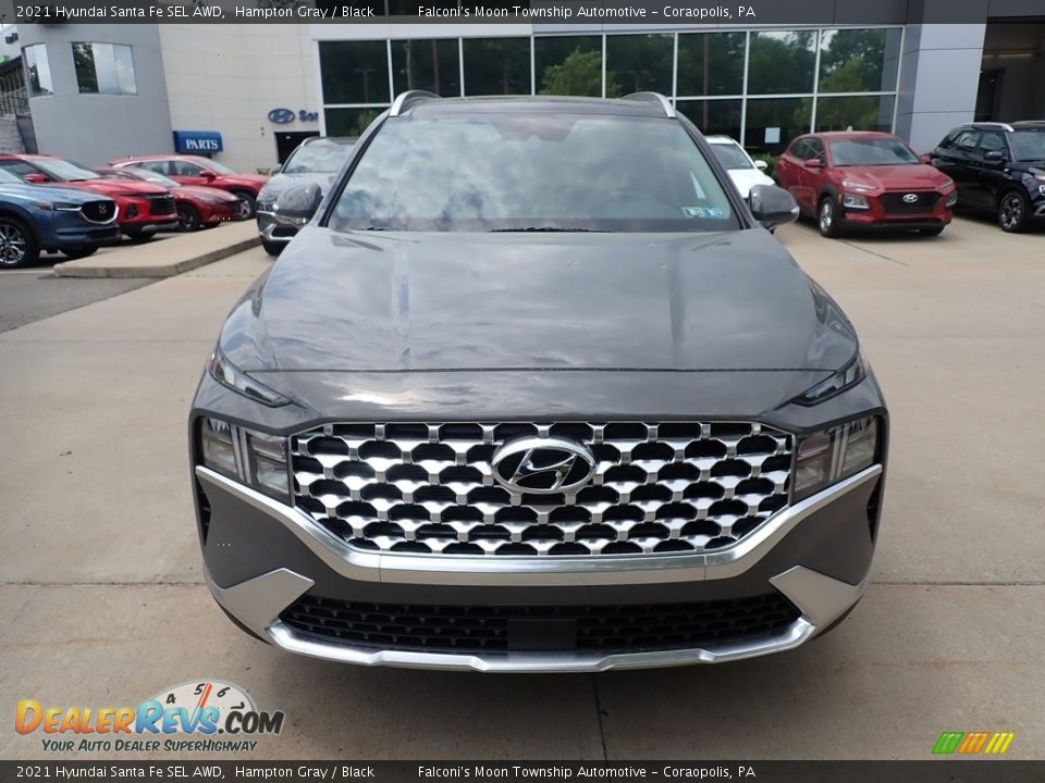 2021 Hyundai Santa Fe SEL AWD Hampton Gray / Black Photo #4