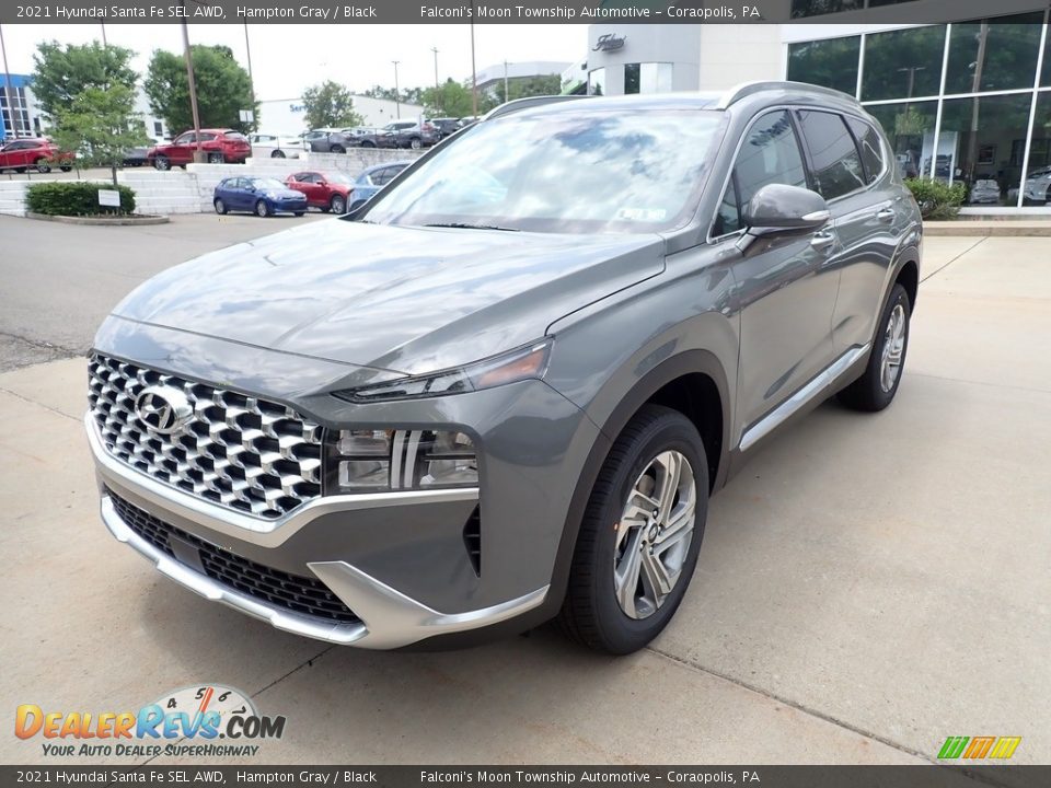 2021 Hyundai Santa Fe SEL AWD Hampton Gray / Black Photo #5