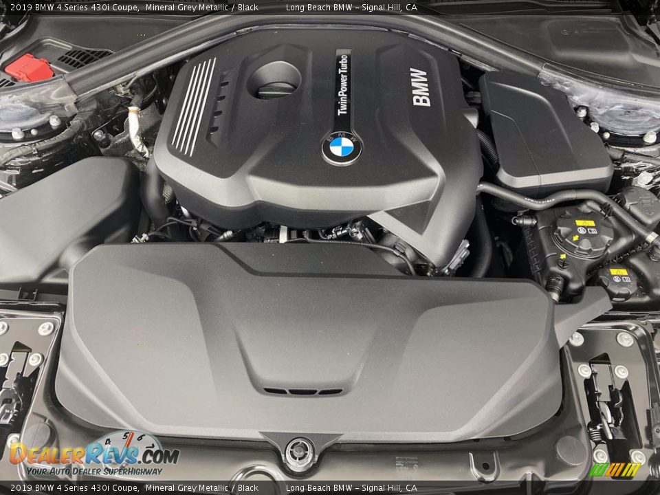 2019 BMW 4 Series 430i Coupe Mineral Grey Metallic / Black Photo #12
