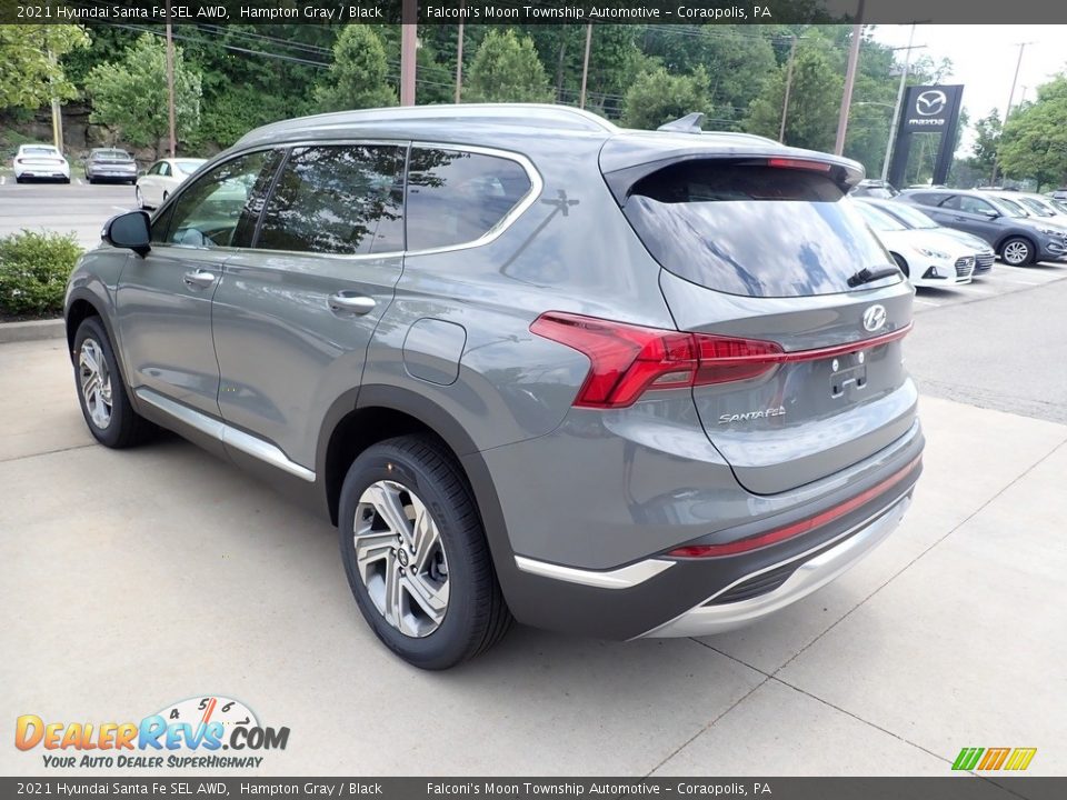 2021 Hyundai Santa Fe SEL AWD Hampton Gray / Black Photo #6