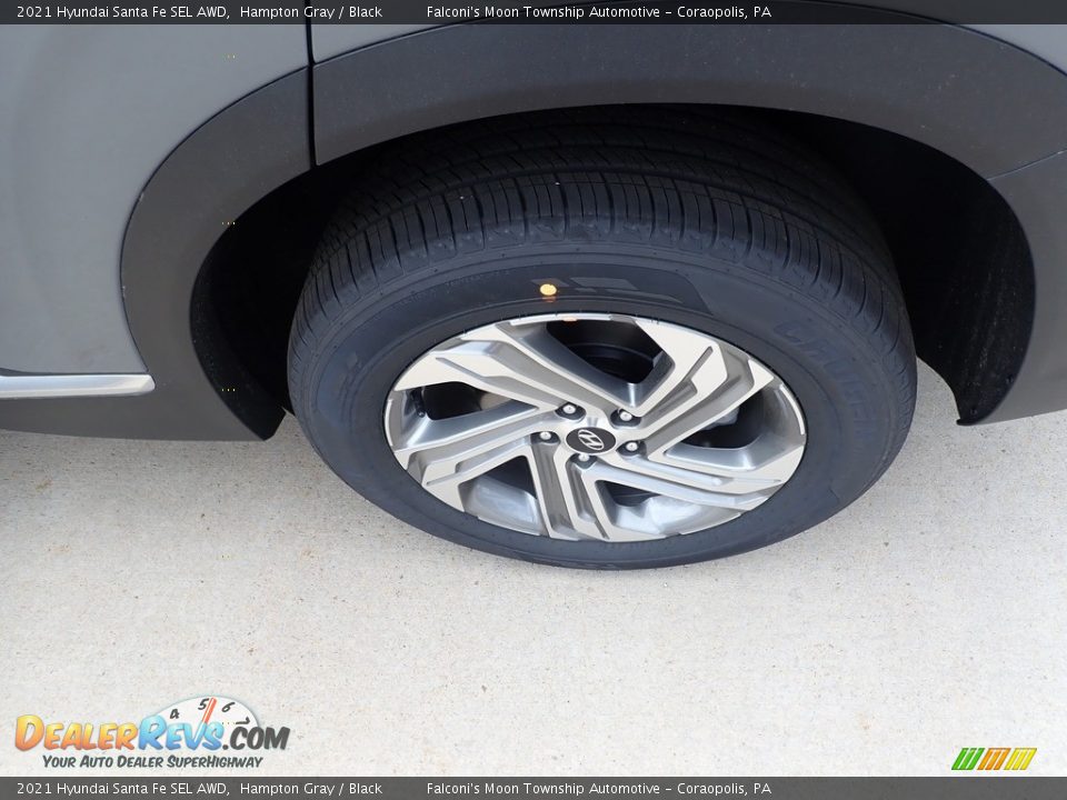2021 Hyundai Santa Fe SEL AWD Hampton Gray / Black Photo #7