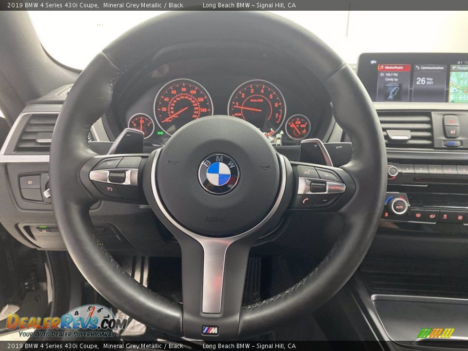 2019 BMW 4 Series 430i Coupe Mineral Grey Metallic / Black Photo #18