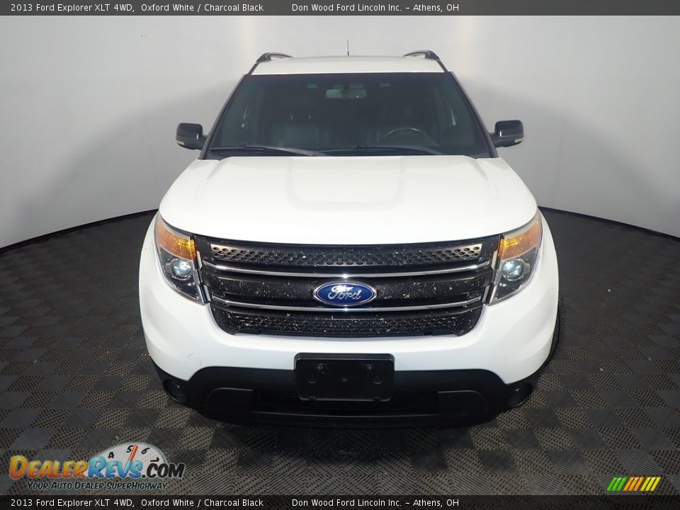 2013 Ford Explorer XLT 4WD Oxford White / Charcoal Black Photo #6