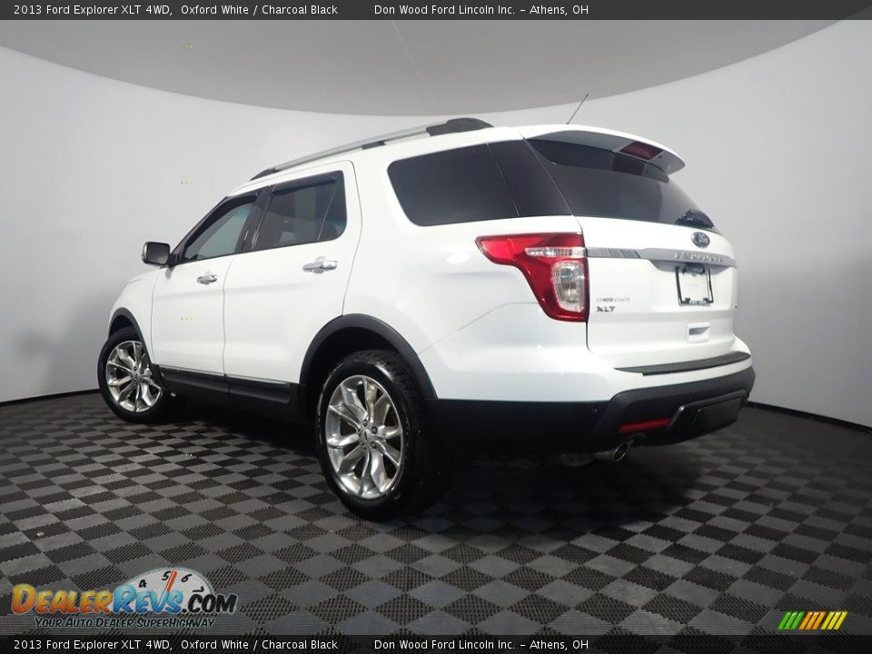 2013 Ford Explorer XLT 4WD Oxford White / Charcoal Black Photo #12