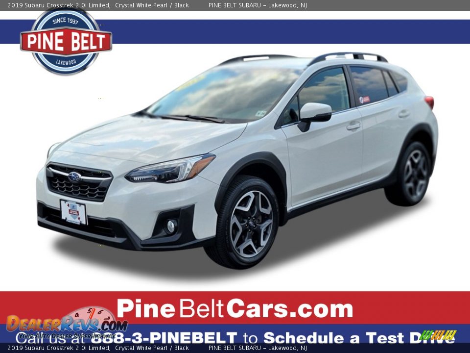 2019 Subaru Crosstrek 2.0i Limited Crystal White Pearl / Black Photo #1