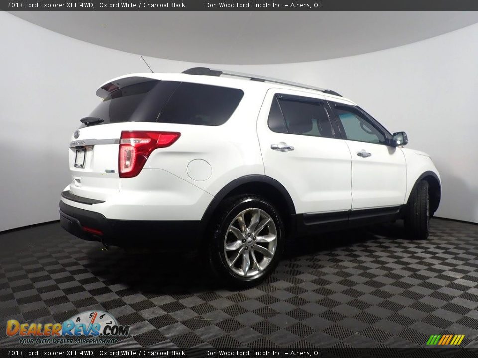 2013 Ford Explorer XLT 4WD Oxford White / Charcoal Black Photo #17