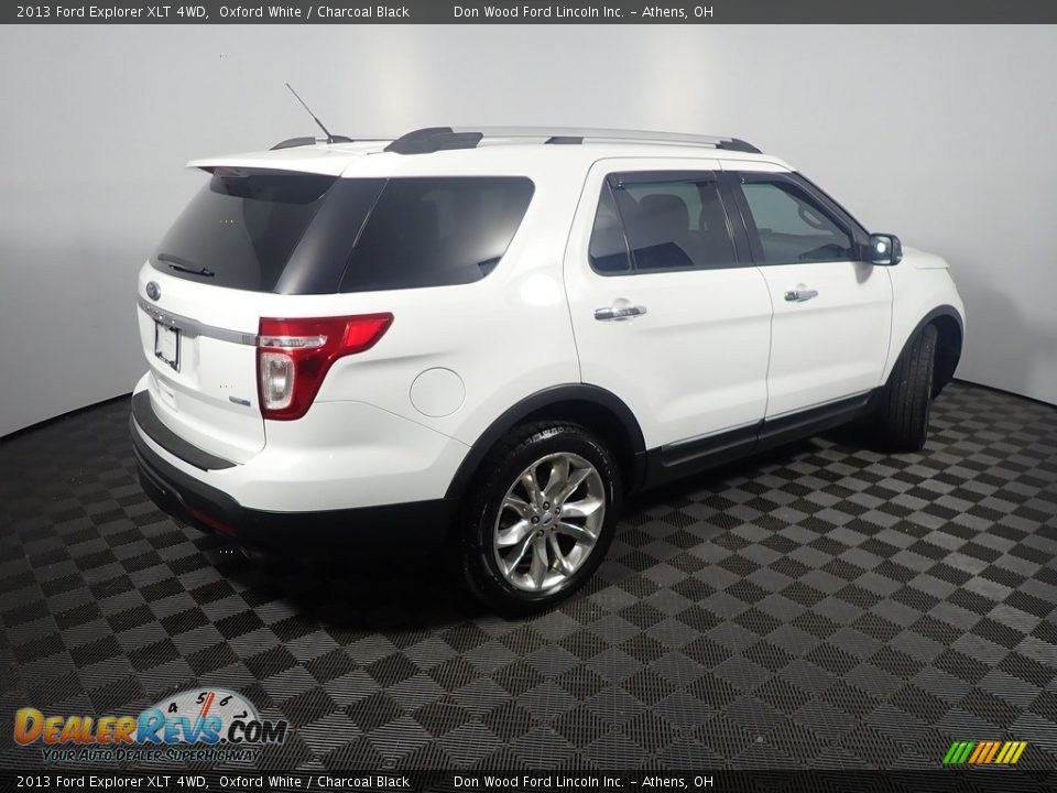 2013 Ford Explorer XLT 4WD Oxford White / Charcoal Black Photo #18