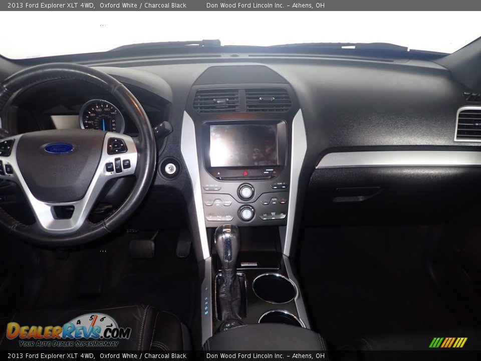 2013 Ford Explorer XLT 4WD Oxford White / Charcoal Black Photo #27