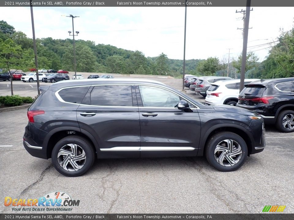 2021 Hyundai Santa Fe SEL AWD Portofino Gray / Black Photo #1