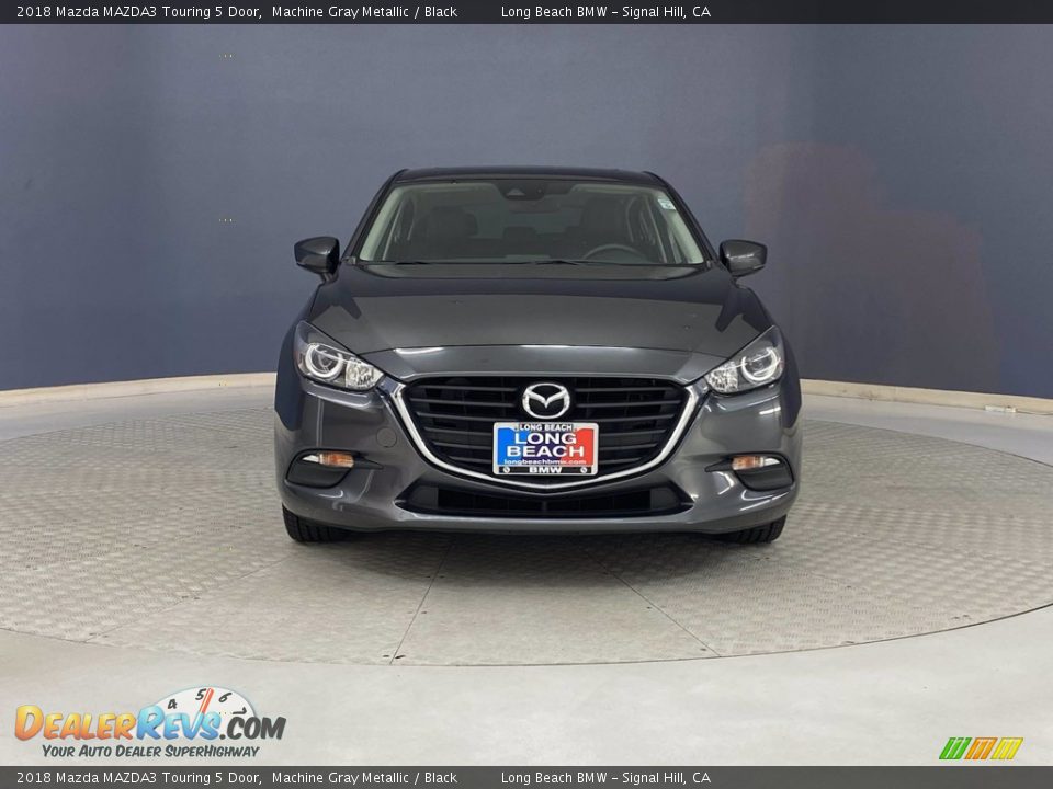 2018 Mazda MAZDA3 Touring 5 Door Machine Gray Metallic / Black Photo #2