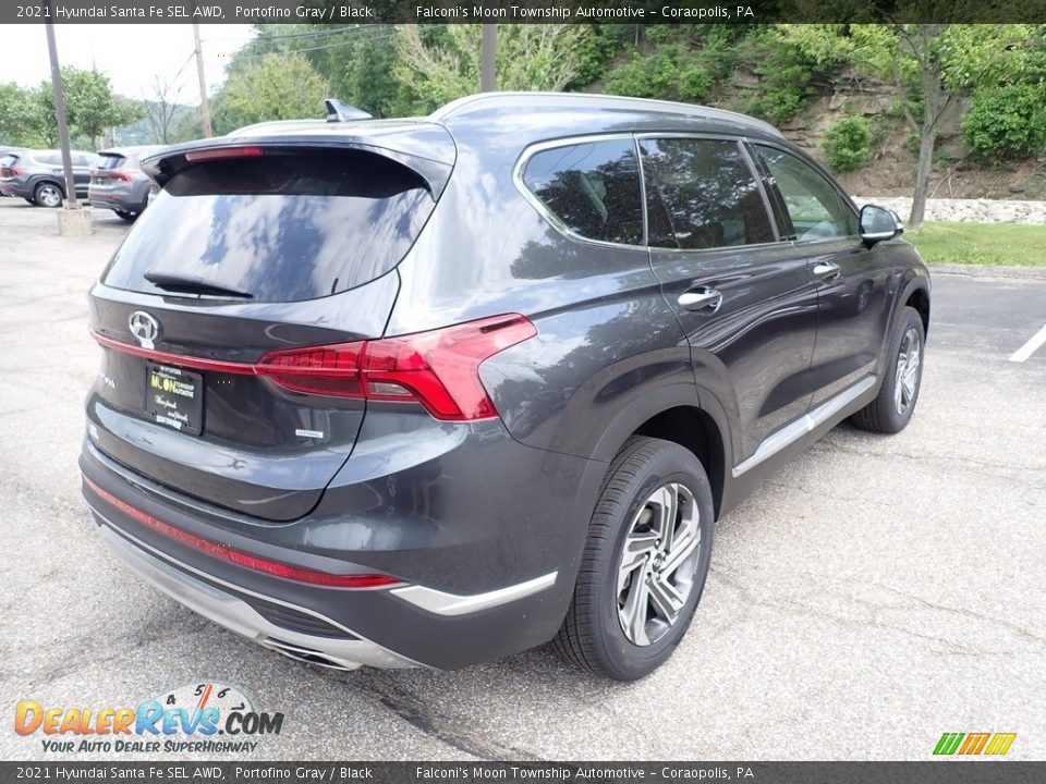 2021 Hyundai Santa Fe SEL AWD Portofino Gray / Black Photo #2