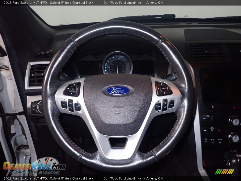 2013 Ford Explorer XLT 4WD Oxford White / Charcoal Black Photo #29