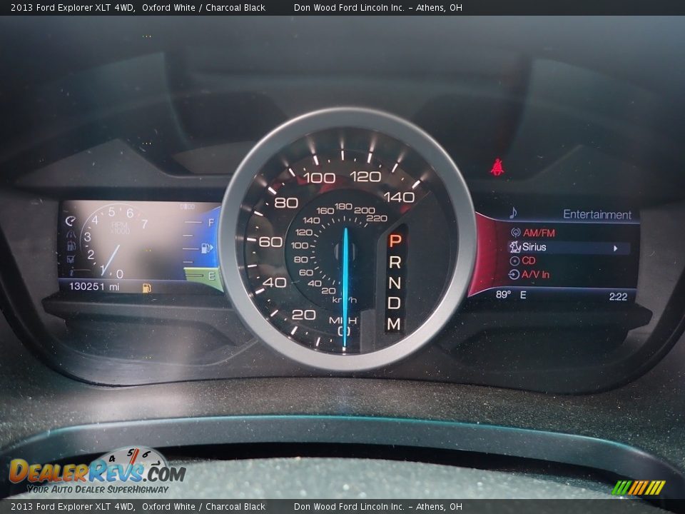 2013 Ford Explorer XLT 4WD Oxford White / Charcoal Black Photo #30