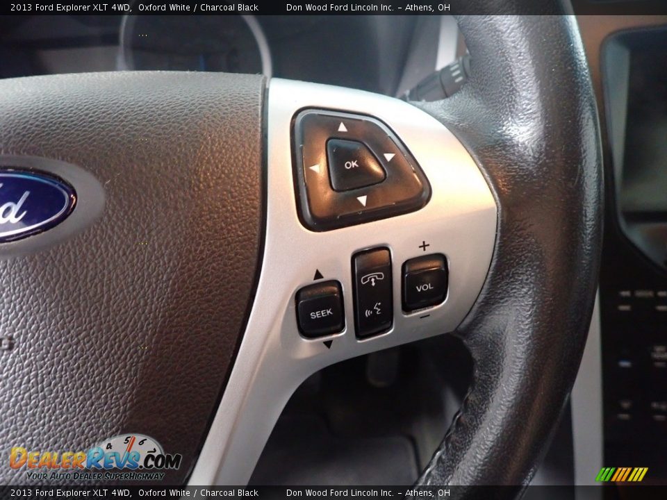 2013 Ford Explorer XLT 4WD Oxford White / Charcoal Black Photo #32