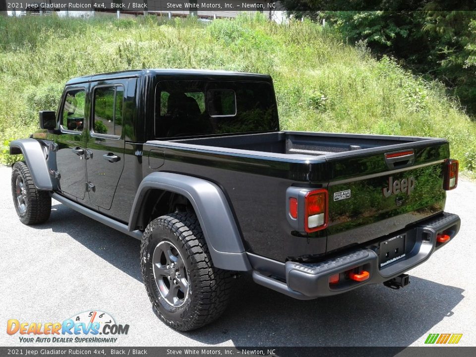 2021 Jeep Gladiator Rubicon 4x4 Black / Black Photo #9