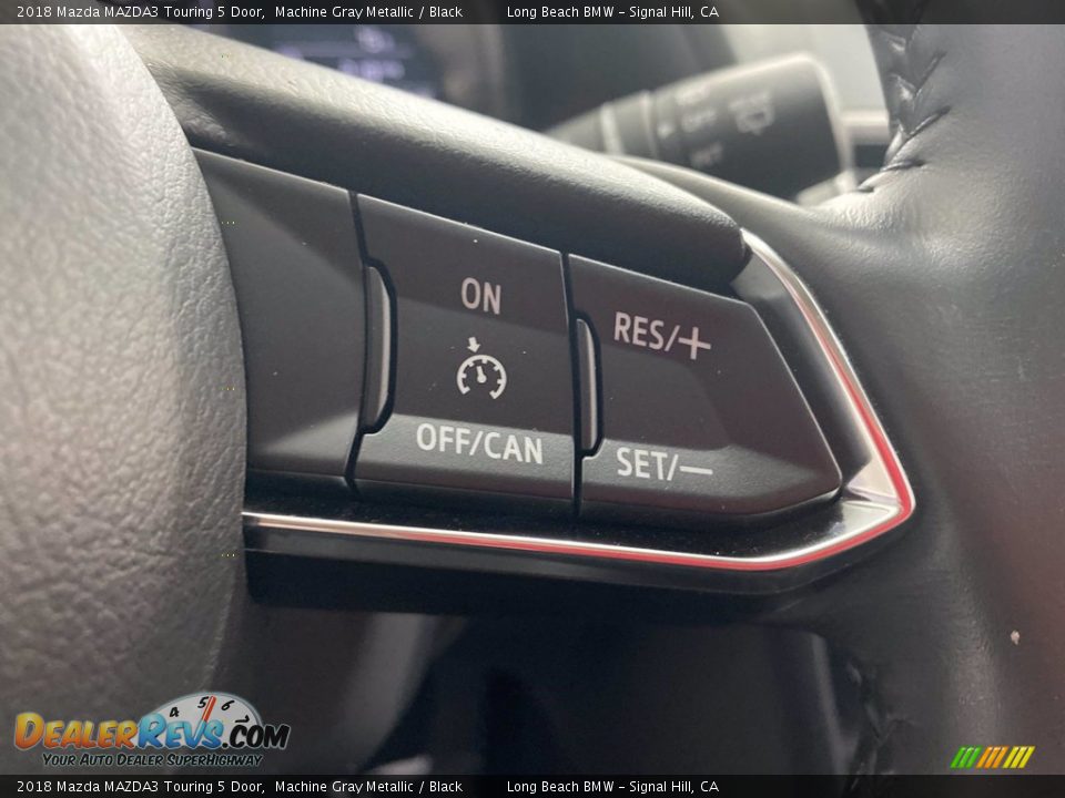 2018 Mazda MAZDA3 Touring 5 Door Machine Gray Metallic / Black Photo #20