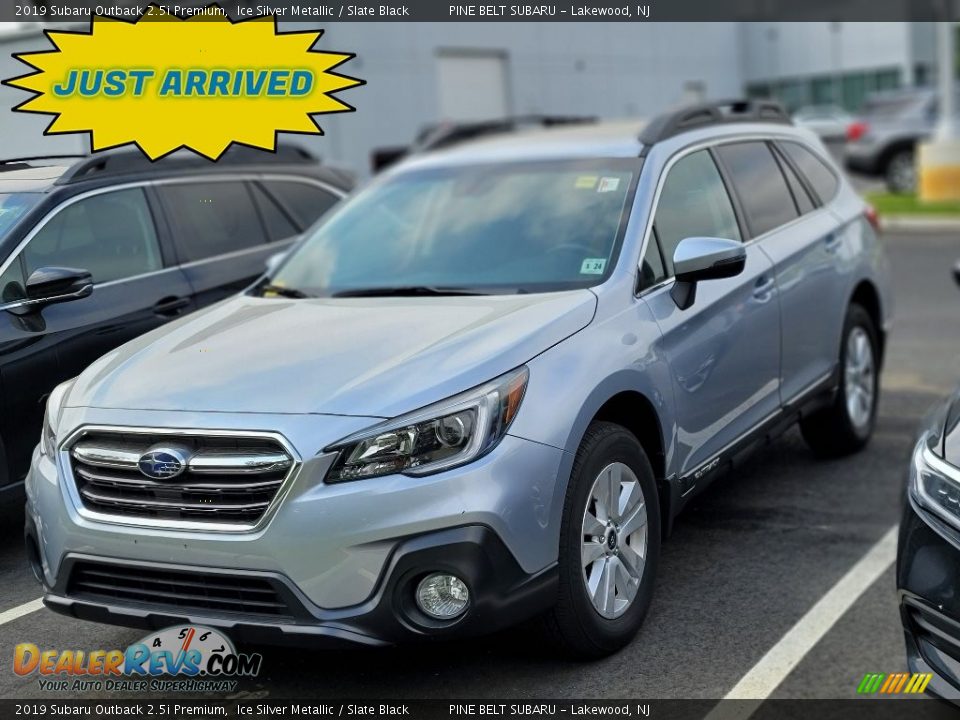 2019 Subaru Outback 2.5i Premium Ice Silver Metallic / Slate Black Photo #1