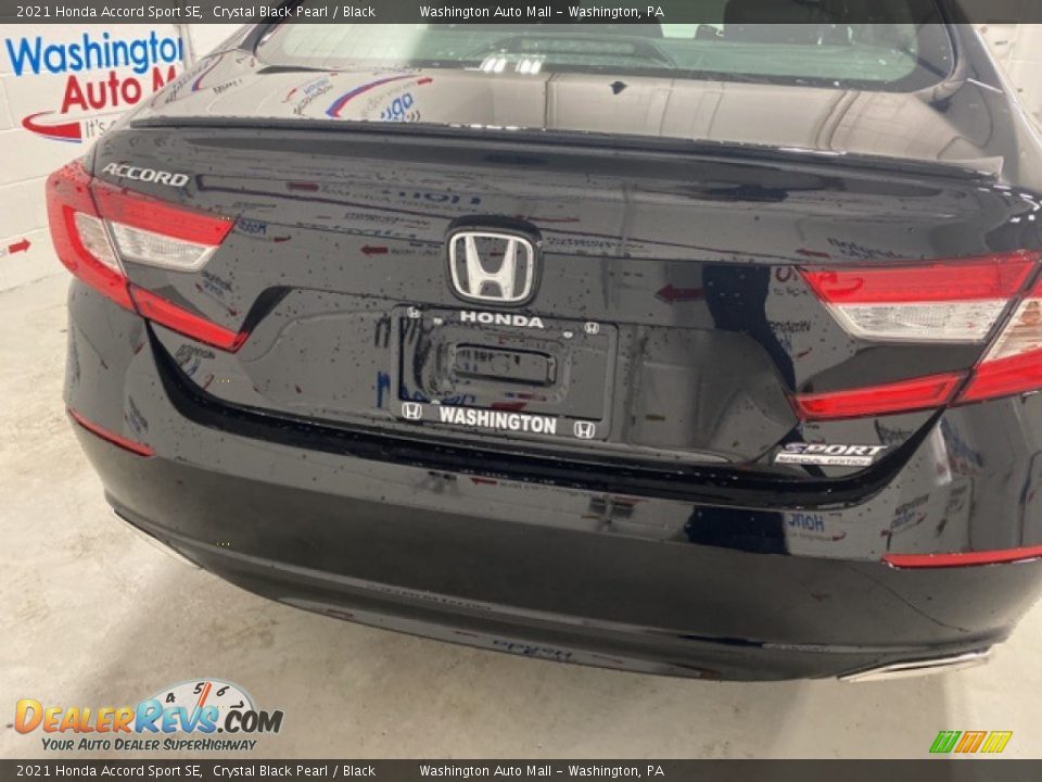 2021 Honda Accord Sport SE Crystal Black Pearl / Black Photo #4