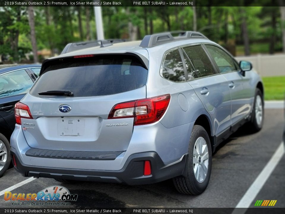 2019 Subaru Outback 2.5i Premium Ice Silver Metallic / Slate Black Photo #3