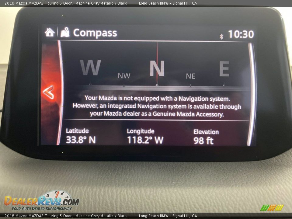 2018 Mazda MAZDA3 Touring 5 Door Machine Gray Metallic / Black Photo #24