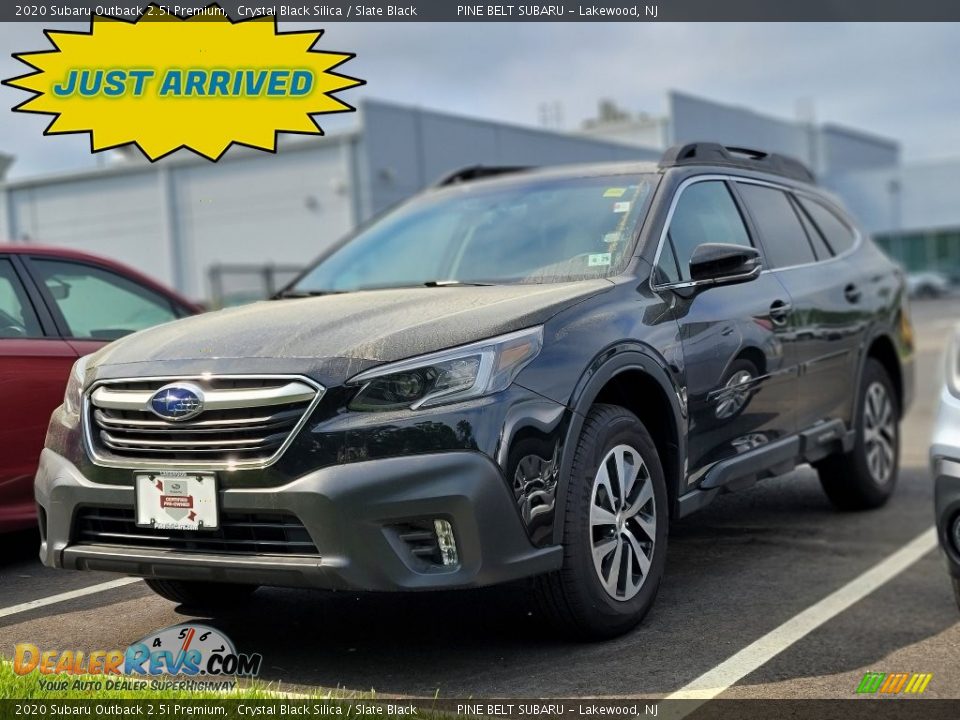 2020 Subaru Outback 2.5i Premium Crystal Black Silica / Slate Black Photo #1