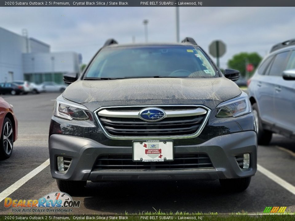 2020 Subaru Outback 2.5i Premium Crystal Black Silica / Slate Black Photo #2