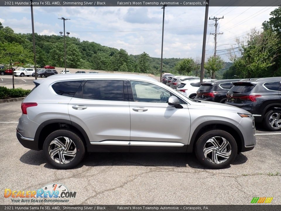 2021 Hyundai Santa Fe SEL AWD Shimmering Silver / Black Photo #1