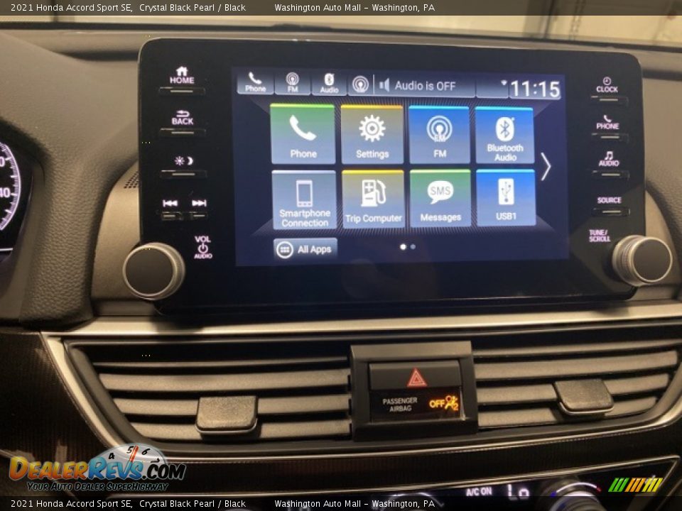 Controls of 2021 Honda Accord Sport SE Photo #14