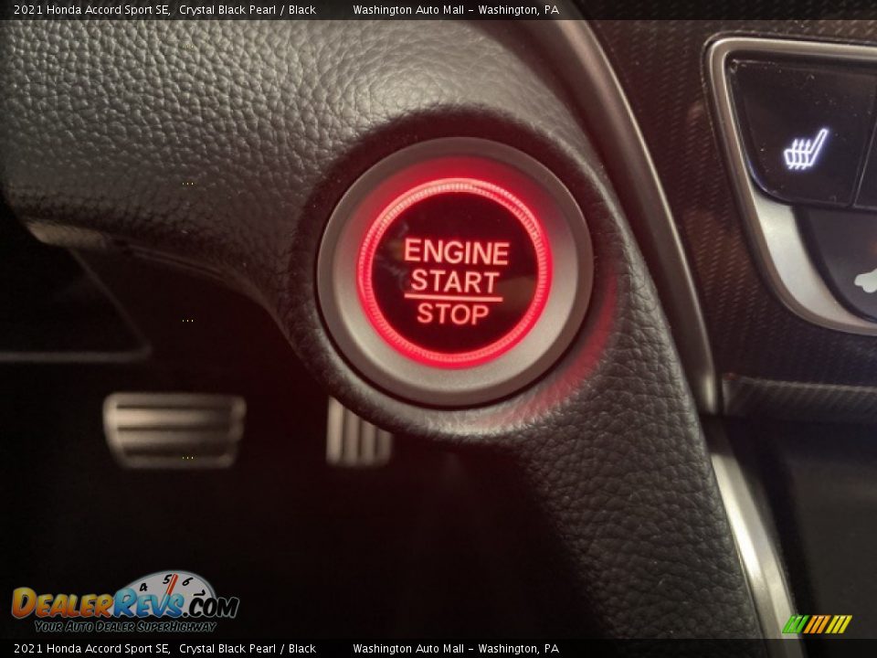 2021 Honda Accord Sport SE Crystal Black Pearl / Black Photo #15