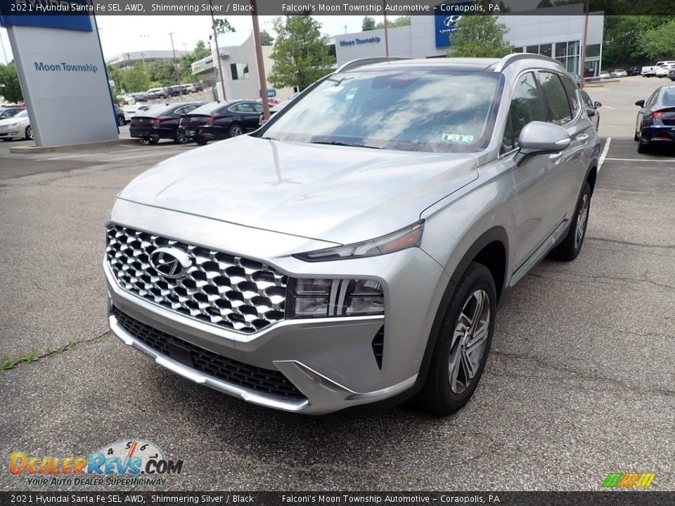 2021 Hyundai Santa Fe SEL AWD Shimmering Silver / Black Photo #5