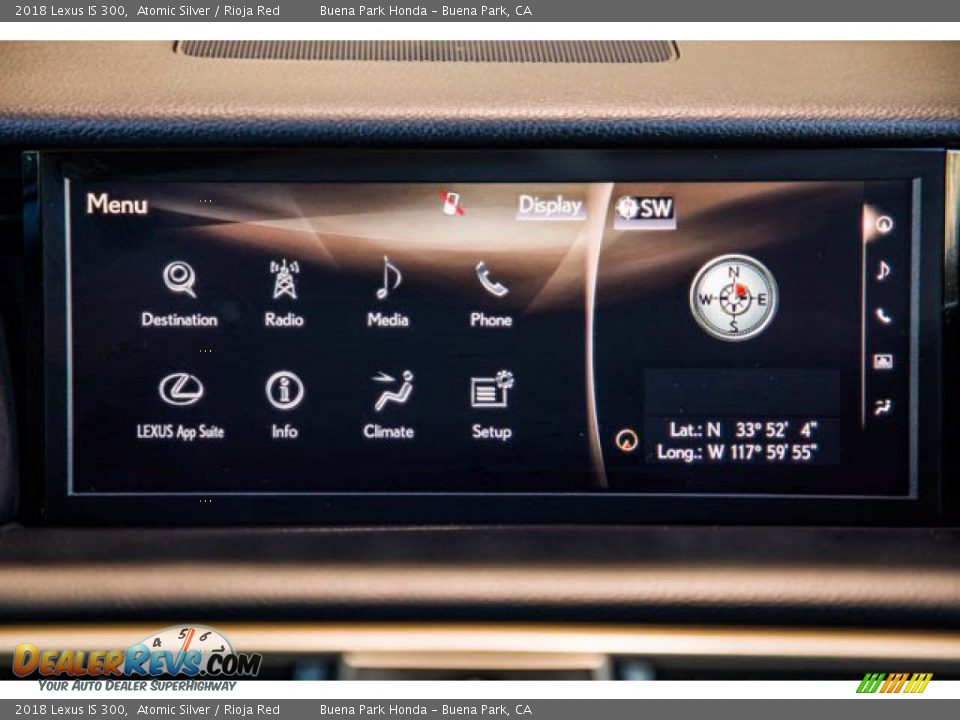 Controls of 2018 Lexus IS 300 Photo #27