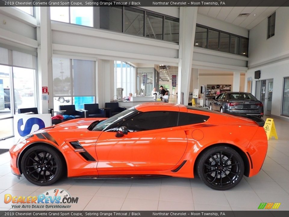 2019 Chevrolet Corvette Grand Sport Coupe Sebring Orange Tintcoat / Black Photo #4