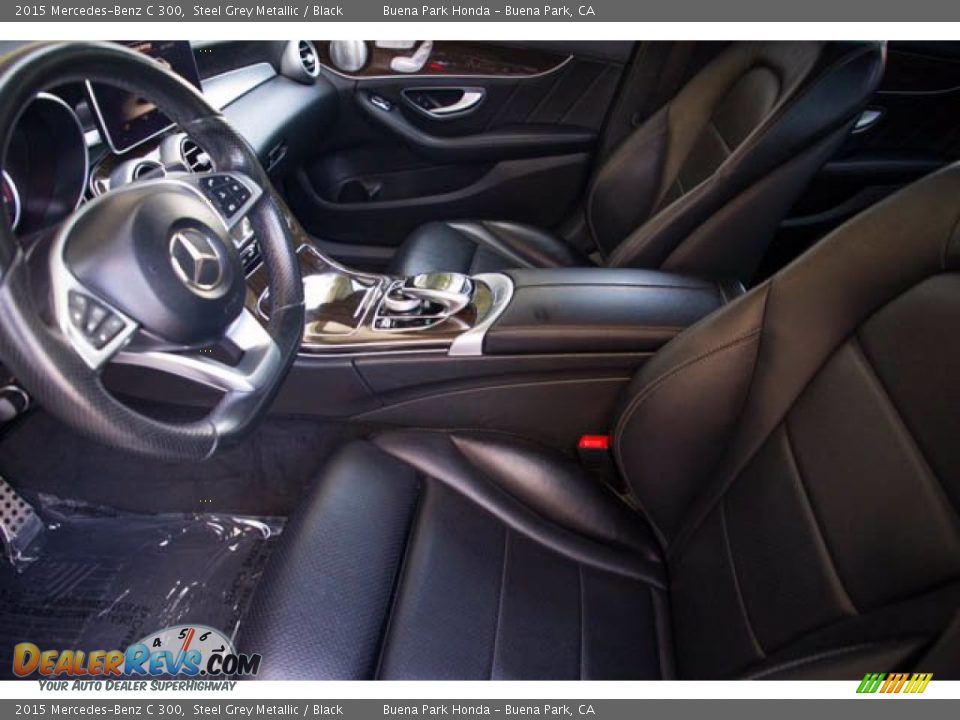 2015 Mercedes-Benz C 300 Steel Grey Metallic / Black Photo #3