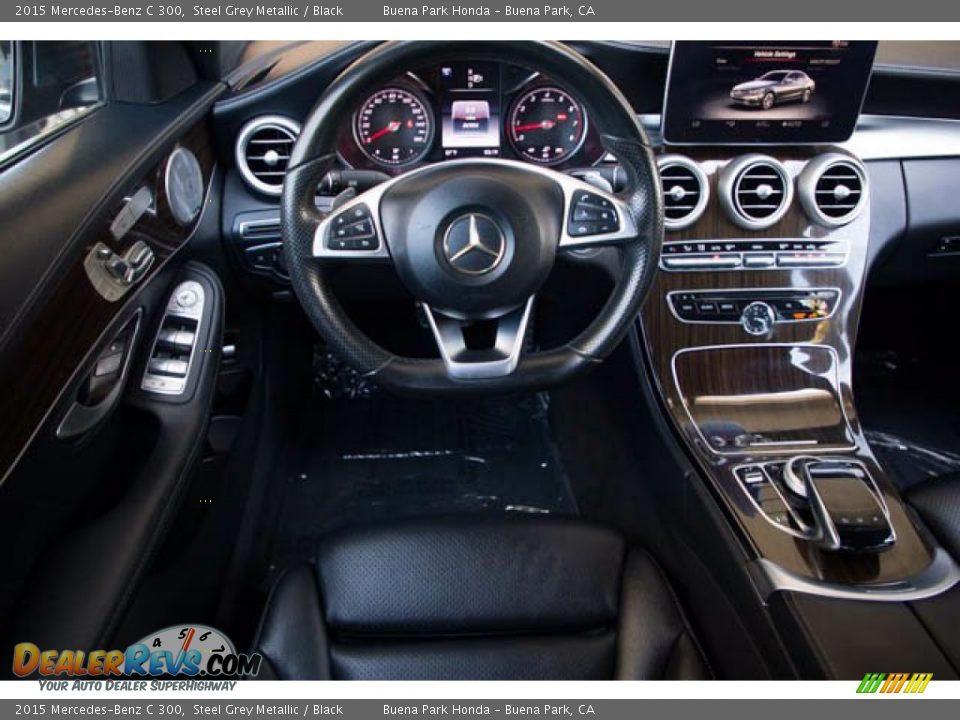 2015 Mercedes-Benz C 300 Steel Grey Metallic / Black Photo #5