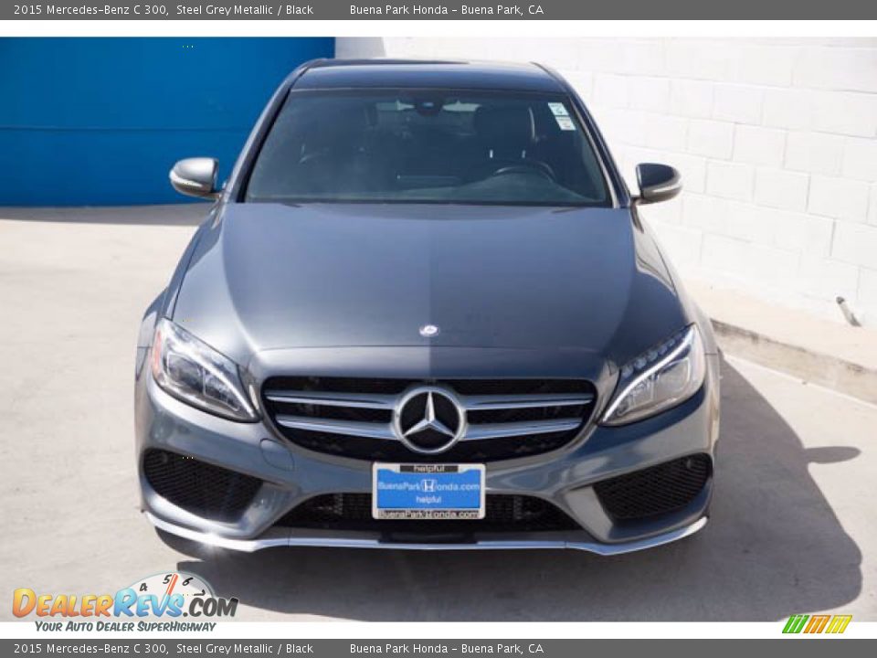 2015 Mercedes-Benz C 300 Steel Grey Metallic / Black Photo #7