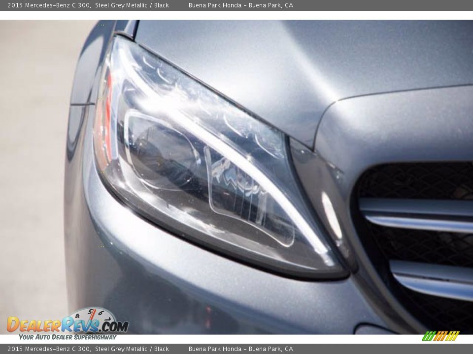 2015 Mercedes-Benz C 300 Steel Grey Metallic / Black Photo #8