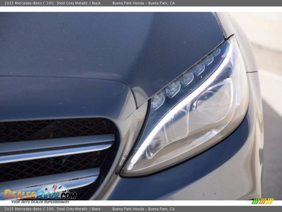 2015 Mercedes-Benz C 300 Steel Grey Metallic / Black Photo #9