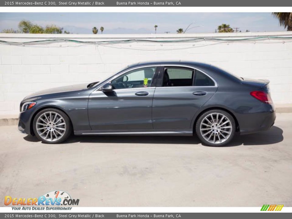 2015 Mercedes-Benz C 300 Steel Grey Metallic / Black Photo #10