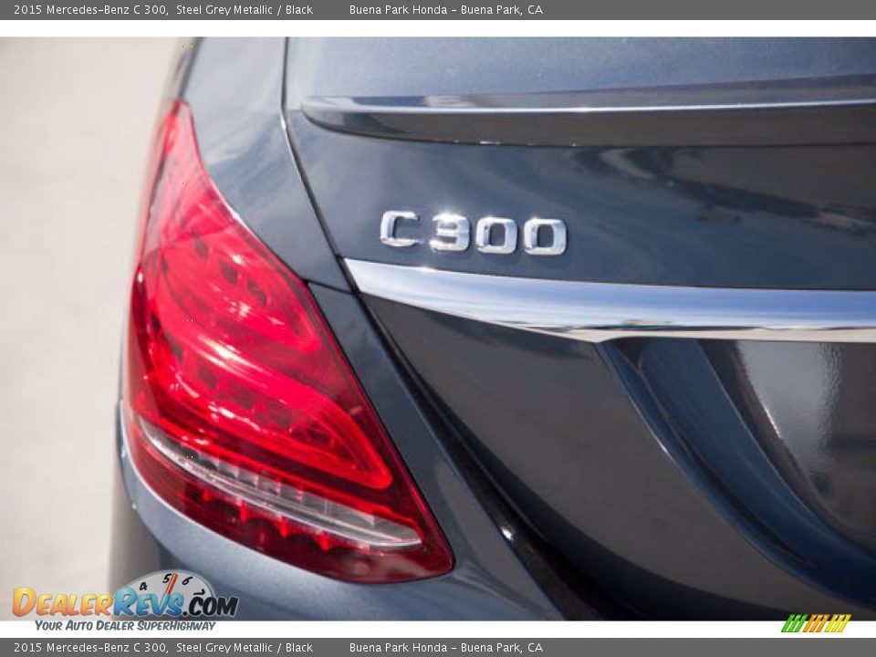 2015 Mercedes-Benz C 300 Steel Grey Metallic / Black Photo #12