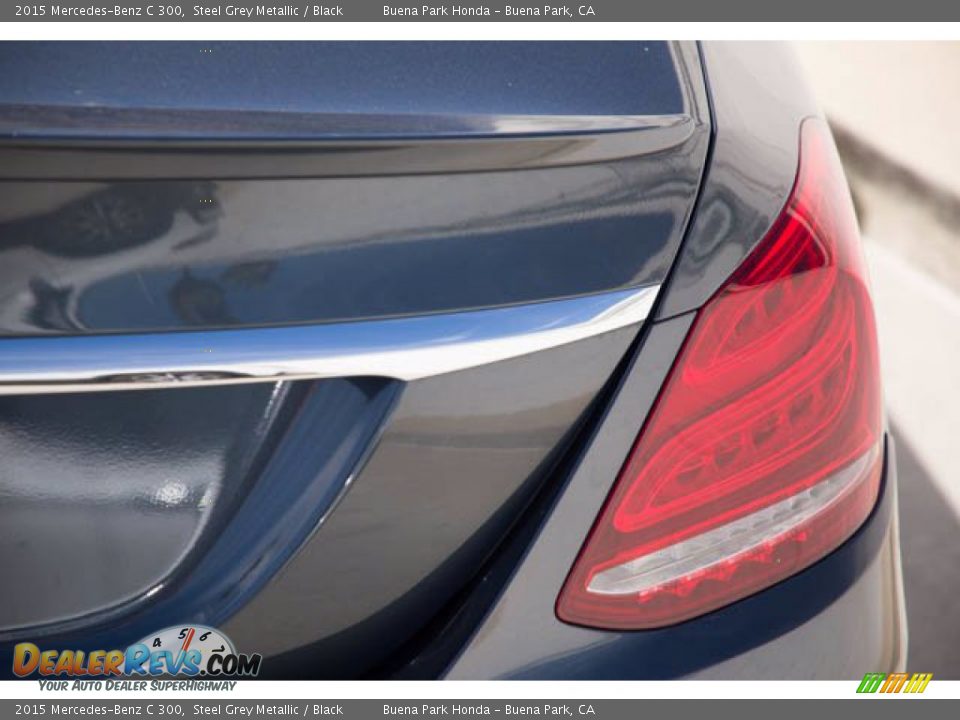 2015 Mercedes-Benz C 300 Steel Grey Metallic / Black Photo #13