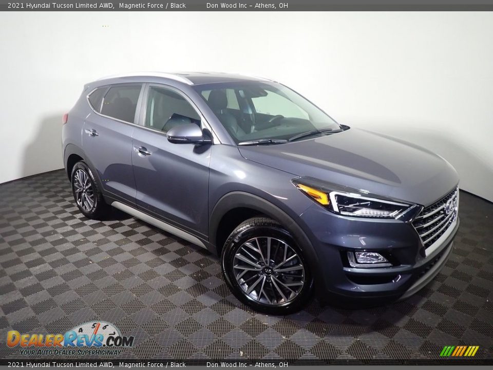 2021 Hyundai Tucson Limited AWD Magnetic Force / Black Photo #3