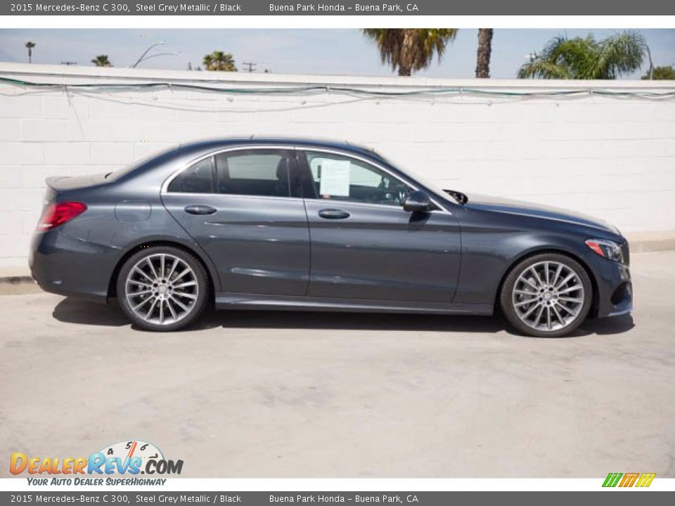 2015 Mercedes-Benz C 300 Steel Grey Metallic / Black Photo #14