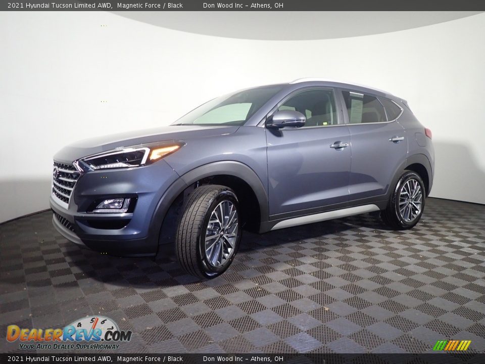 2021 Hyundai Tucson Limited AWD Magnetic Force / Black Photo #8