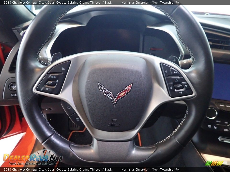 2019 Chevrolet Corvette Grand Sport Coupe Sebring Orange Tintcoat / Black Photo #26