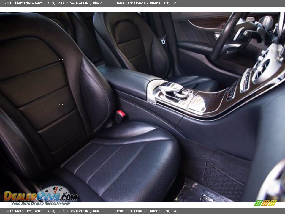 2015 Mercedes-Benz C 300 Steel Grey Metallic / Black Photo #26