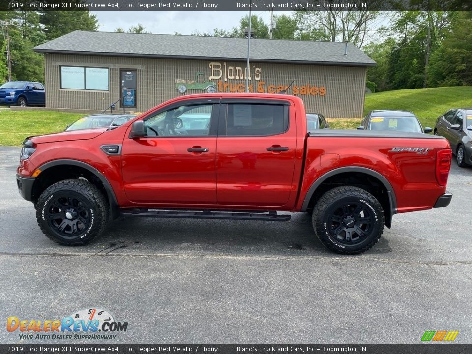 2019 Ford Ranger XLT SuperCrew 4x4 Hot Pepper Red Metallic / Ebony Photo #1