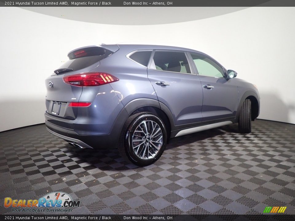 2021 Hyundai Tucson Limited AWD Magnetic Force / Black Photo #17