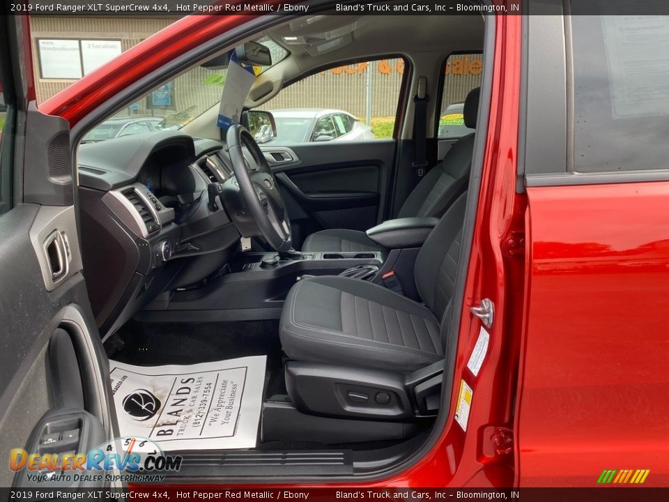 2019 Ford Ranger XLT SuperCrew 4x4 Hot Pepper Red Metallic / Ebony Photo #11