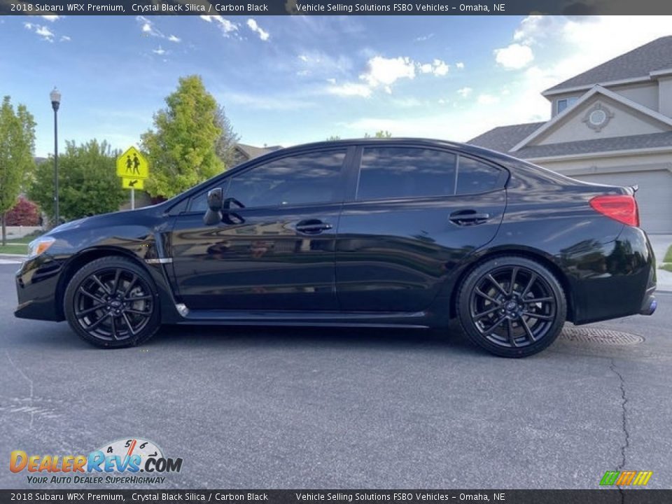 2018 Subaru WRX Premium Crystal Black Silica / Carbon Black Photo #1