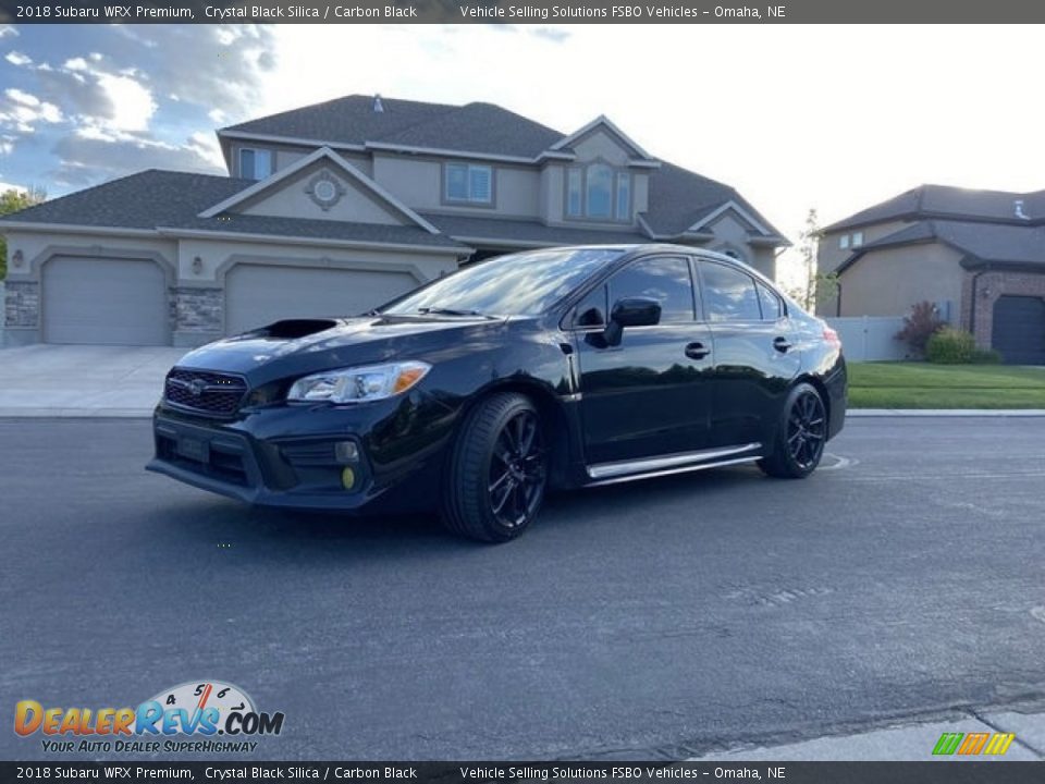 2018 Subaru WRX Premium Crystal Black Silica / Carbon Black Photo #2